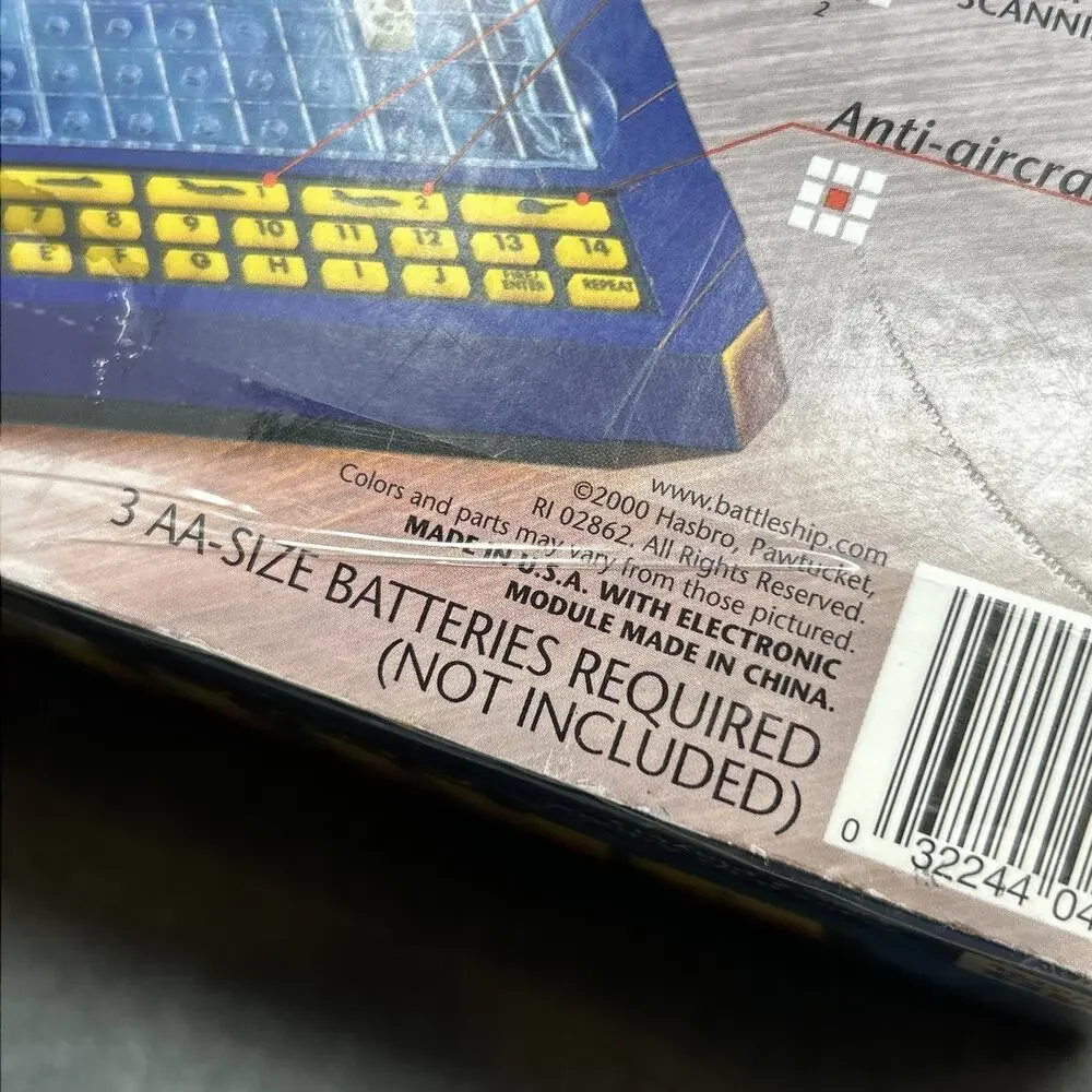 Electronic Battleship Advanced Mission Game 2000 Tested/Works 381 Pegs READ